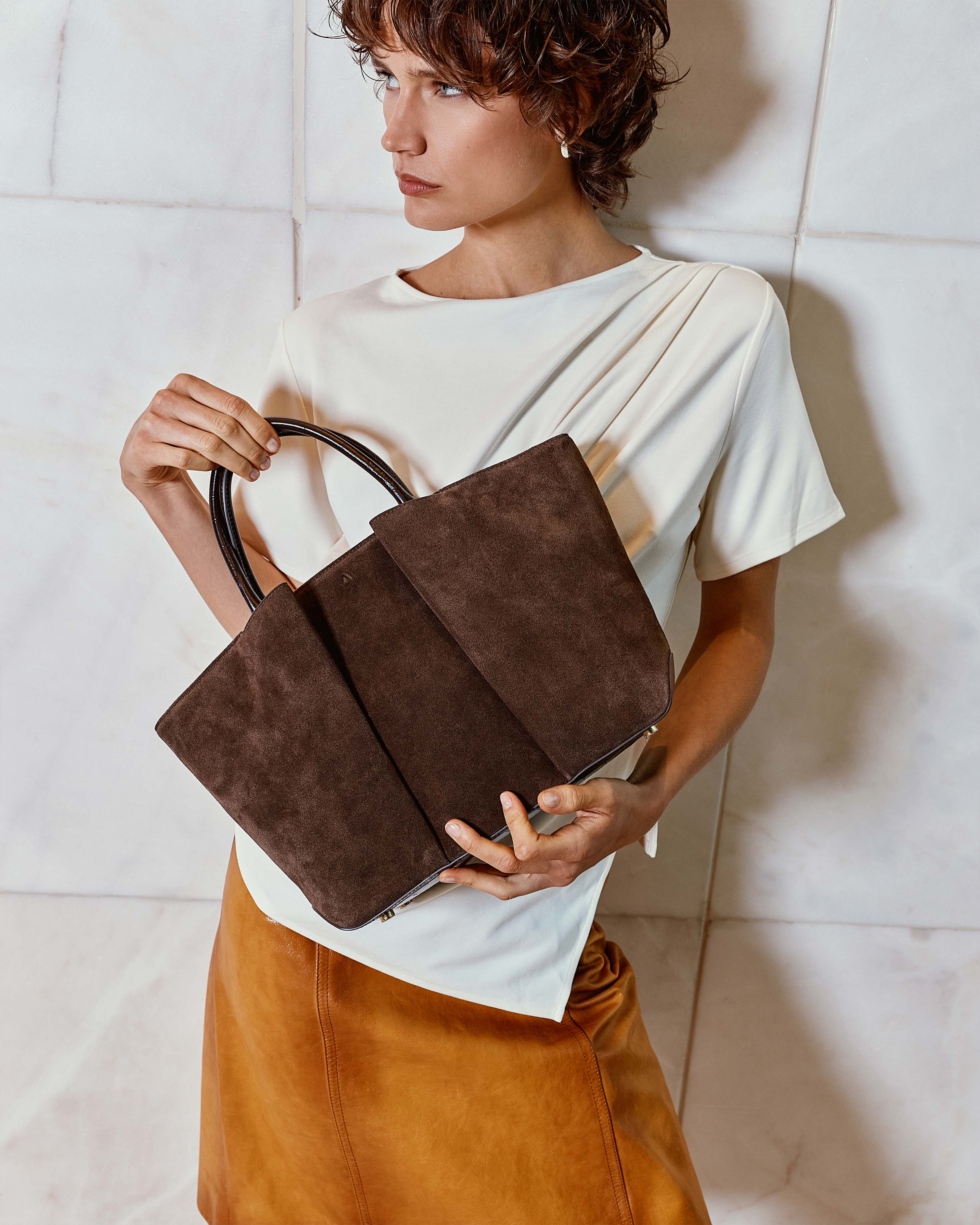 Mini Horizon - suede cognac - Image 5