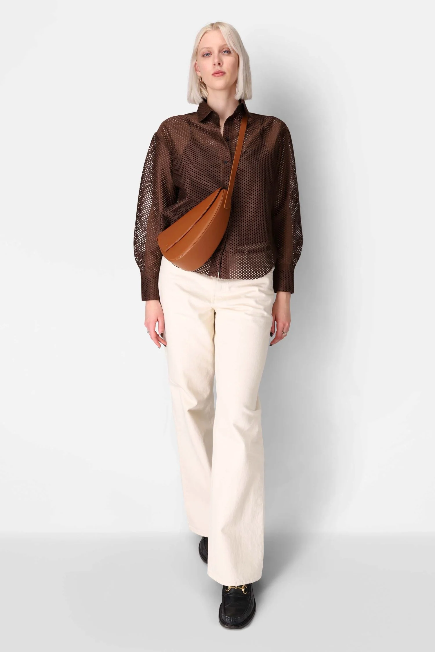 Rebel Cross Body - suede cognac - Image 4