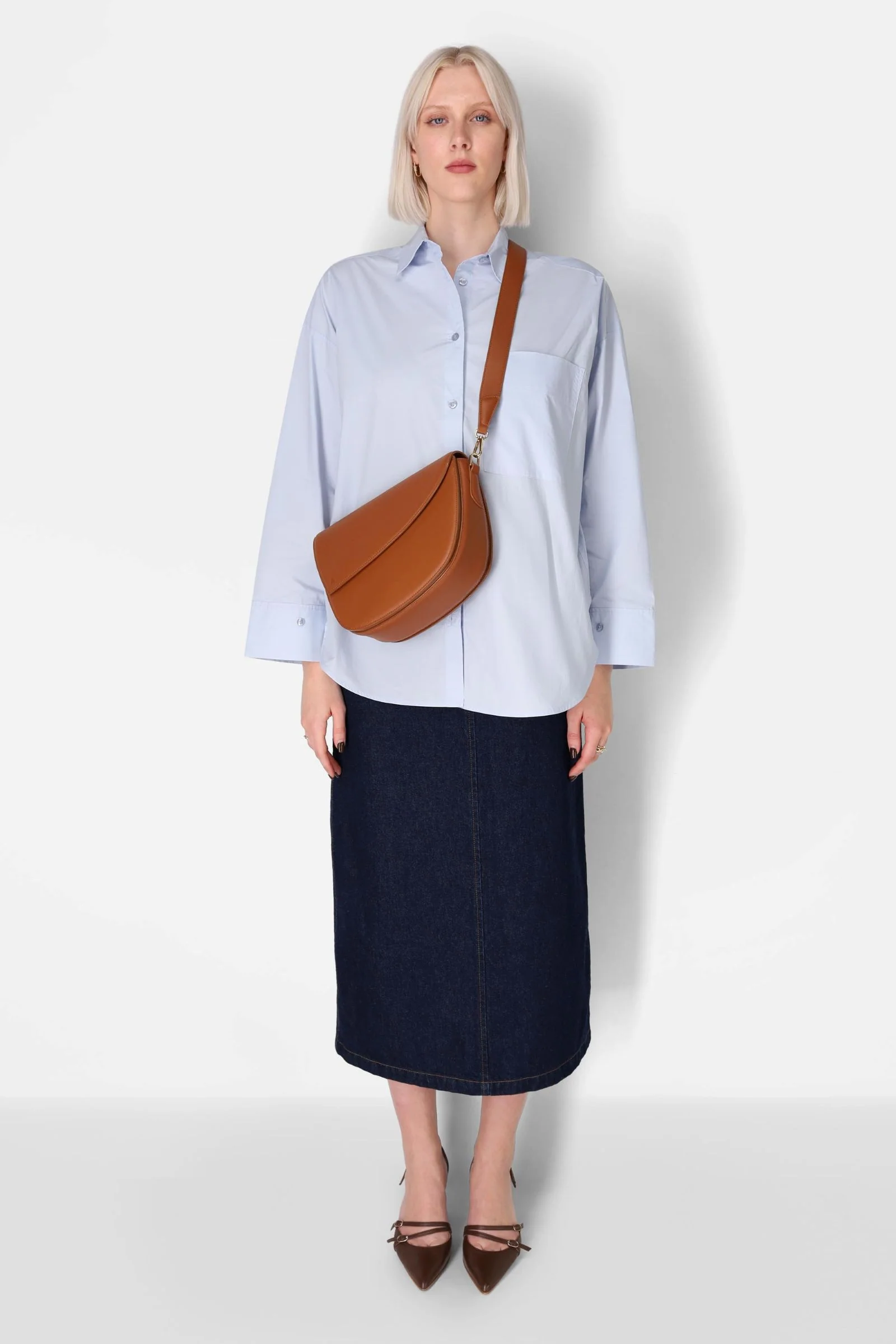 Rebel Saddle Bag - soft touch greige taupe - Image 6